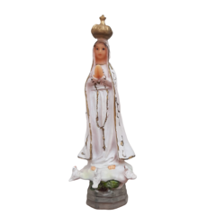IMAGEM RESINA NOSSA SENHORA DE FATIMA 10CM = ZT21009