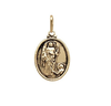 Pingente Arcanjo Rafael Folheado Envelhecido 1,8cm - P252-DE