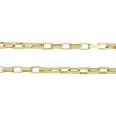Corrente Aço Inox Cartier AÇO DOURADO 1.5mm 45cm - Fi05/45-IP - Loja Santo Anjo