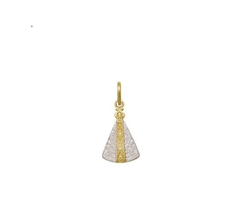 Colar N S Aparecida Folheado Ouro 45cm - CJP426-DR/F03-45 na internet