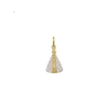 Pingente N S Aparecida Folheado Ouro E Ródio 1cm - P426-DR