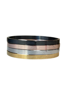 Braceletes Aço 4 Orações e 4 Cores - BR05.4OR na internet