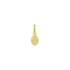 Pingente Medalha Milagrosa Folheado Ouro 0,8cm - P410-D