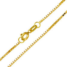 Corrente Veneziana Diamantada Folheada Ouro 50cm - F03/50-D