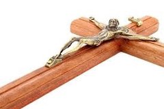 Crucifixo Madeira Medalha de São Bento 25cm- ZT065 - comprar online