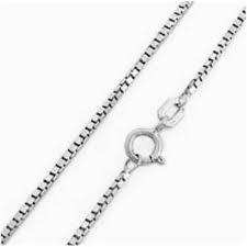 Corrente Veneziana Em Prata Fina 50cm - F03/50-AG na internet