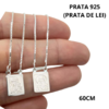 Escapulário S C Jesus e N S Carmo Prata Veneziana -ESC404-AG