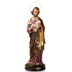 Imagem de São José em Resina Pintada a Mão 40cm - AC3718 - loja online