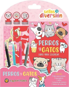 PERROS Y GATOS-SELLOS Y DIVERSIÓN