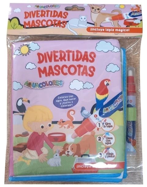 AQUACOLORES - DIVERTIDAS MASCOTAS