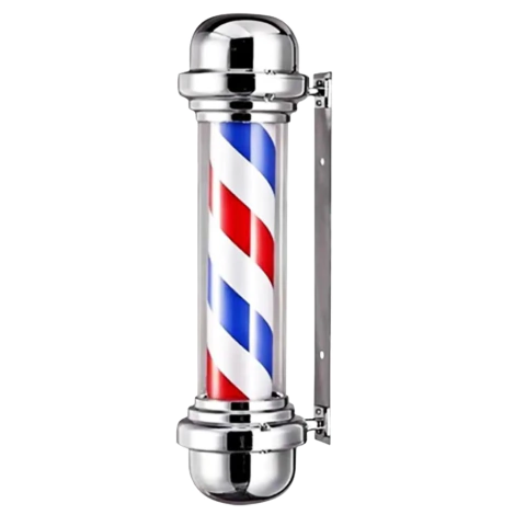 BlackOne Polo Barbero Giratorio Silver 68cm