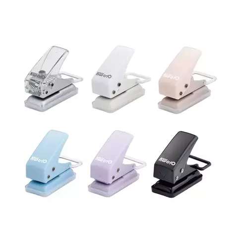Perforadora De Papel Mini Circulo 6 Mm Bajo Ezfuerzo