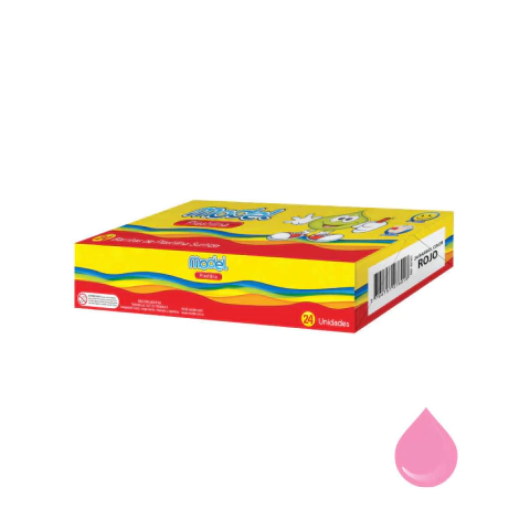 Imagen de Plastilina Model X 24 Barras Panes Masa Para Modelar Colores