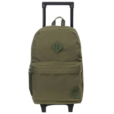 Mochila Lisa Con Carro Talbot 43,5cm 17 Pulgadas Escolar Colores Varios en internet