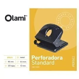 Perforadora para 20 hojas