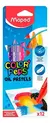 Crayones Maped Al Oleo X12 Uni Colores Pasteles Peps Oil en internet