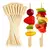 Mini Pinchos Picada Bambu 15cm Madera Catering X100 Banderin