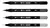 Marcador Pincel Doble Punta Filgo Duo Brush X4 Grises en internet