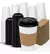 VASO POLIPAPEL 12 ONZAS BLANCO SIMPLE CON TAPA Y COLLARIN DESCARTABLE - comprar online