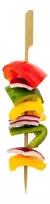 Mini Pinchos Picada Bambu 15cm Madera Catering X100 Banderin - tienda online