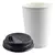 Vaso De Polipapel Stendy Descartable Color Blanco +Tapa 8oz Color Negro - comprar online