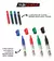 Marcador Pizarra Recargable Tinta Liquida X4 Surt Olami 360 - tienda online