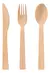 Set Cubiertos Stendy Madera Bambu Eco Descartables