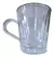 Set De 4 Tazas Duzzi Macchiato Transparentes Doble Capa 75ml