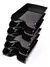 Bandejas Apilables Acrilicas Pizzini Pack Negro - comprar online