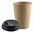 Vaso De Polipapel Stendy Descartable Kraft Color Marron Con Tapa Negra 6 Onzas - HB Integral - Todo en un solo lugar!