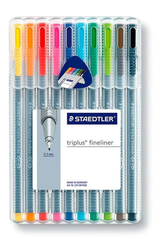 Microfibras Triplus Fineliner 334 x10 - Staedtler