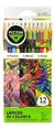 LÁPICES DE COLORES PIZZINI SET X12 - 4 PASTEL, 4 METAL, 4 NEON - comprar online