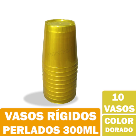 VASOS RÍGIDOS CÓNICOS CUMPLEAÑOS HERMOSOS COLORES PASTEL STENDY 300ML - comprar online