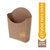 Estuche Papas Fritas Mediana Kraft Biodegradable