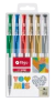 Bolígrafos Roller Gel Pop Metalizado Filgo X6 Unidades