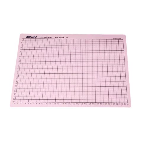 Base De Corte Rosa A3 45x30cm Pvc Rosa Ibi Craft Scrapbooking - comprar online