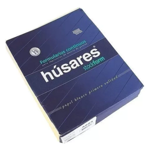 Formulario continuo químico 12" x 24 cm - Duplicado liso copia amarilla Pack x 500