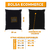 Imagen de SOBRES BOLSAS E-COMMERCE C/ADHESIVO STENDY 25X35 90 MIC. NEGRO x100
