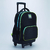 Mochila Escolar Filgo Starpak Plain Modelo Carrito Color Negro Con Verde - comprar online