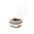 Pote Cuadrado Descartable 390cc Stendy Lock Food Pack X50 Unidades