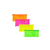 CARTUCHERA CANOPLA CHATA 1 CIERRE IBI FRASES Y COLORES PVC