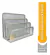 PORTAPAPELES METAL - 3 CAVIDADES - comprar online