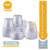 POTE DE PLASTICO CON TAPA DESCARTABLE STENDY APTO FREEZER Y MICROONDAS - 250CC - 1/4 - tienda online