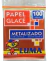 TACO PAPEL GLACE METALIZADO LUMA 10x10 cm