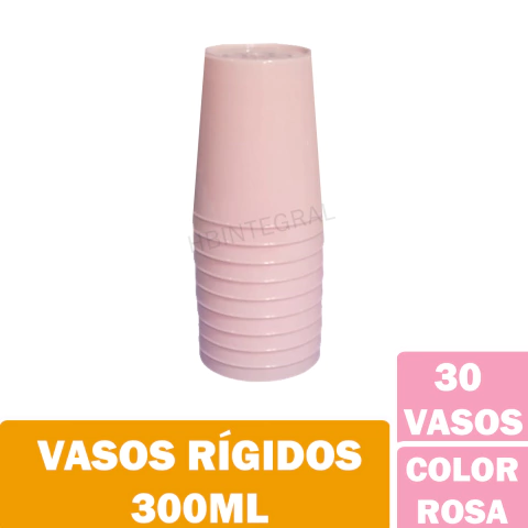 VASOS RÍGIDOS CÓNICOS CUMPLEAÑOS HERMOSOS COLORES PASTEL STENDY 300ML - HB Integral - Todo en un solo lugar!