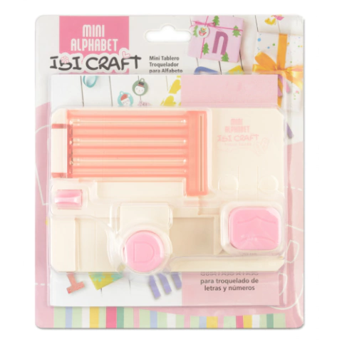 TABLERO CREADOR DE LETRAS Y NUMEROS IBI CRAFT TROQUELAR