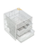 ORGANIZADOR ESCRITORIO METAL MINI CAJONERA 3 Cajones 17x17cm