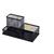 ORGANIZADOR DE ESCRITORIO STENDY METAL 3 CAVIDADES ALTO NEGRO Y PLATA en internet