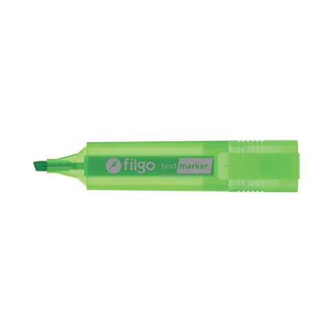 Imagen de Resaltadores Filgo Text Marker Chato Colores Fluo - Caja 12 Unidades