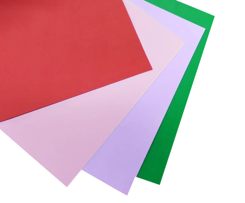 Resma de Cartulina Hojas de Colores 118 Gramos 21x29.7cm A4 X25 Un